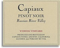 2009 Capiaux Cellars Pinot Noir Widdoes Vineyard Russian River Valley 
