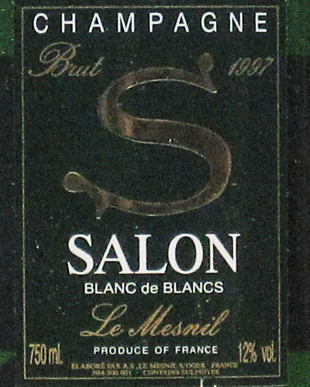 1997 Salon Blanc De Blanc Le Mesnil
